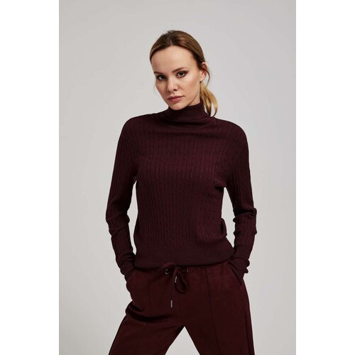 Marisse Thin Turtleneck Sweater, Chestnut Slike