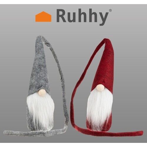 Ruhhy božićni patuljci od filca 29 cm, set od 2 Slike