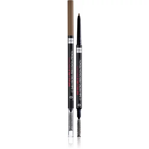 L´Oréal Paris Brow Artist Skinny Definer svinčnik za obrvi 1,2 g odtenek 108 Dark Brunette
