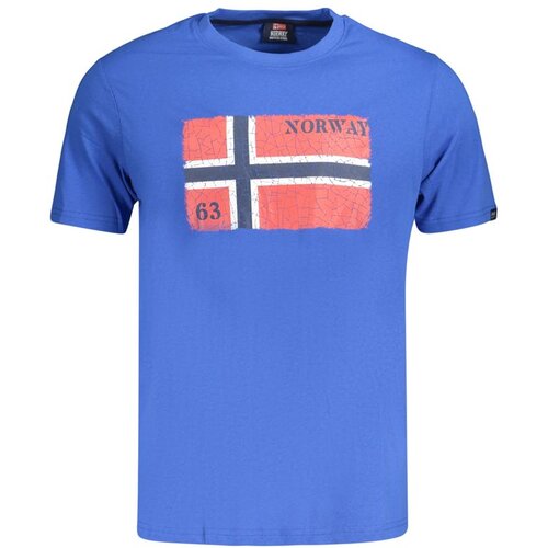 Norway 1963 mu&amp;scaron;ka majica kratkih rukava plava Slike