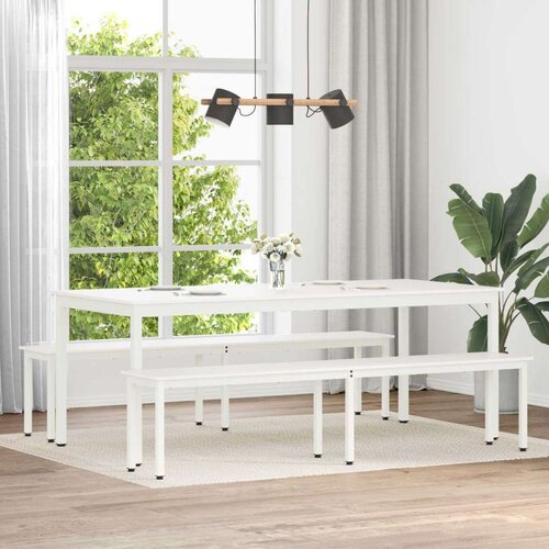  Klupa Bijelo 200 x 35 x 45 cm Čvrsto borovo drvo Cijene