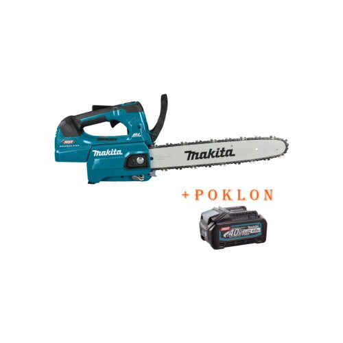 Makita akumulatorska lančana testera XGT 40V max bez baterije i punjača UC004GZ + POKLON baterija XGT Li-ion 40V/4.0Ah BL4040F 1910N6-8 Slike