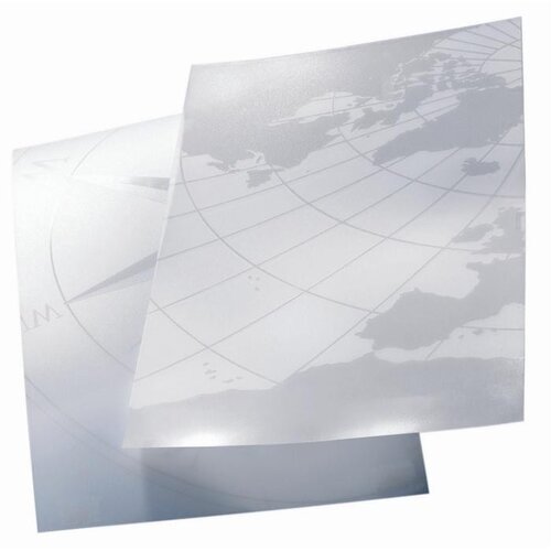 Gbc Folija PVC za vezavo ClearView z motivom - kompas Slike