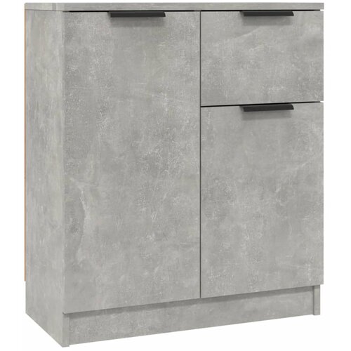  Komoda siva boja betona 60x30x70 cm od konstruiranog drva Slike