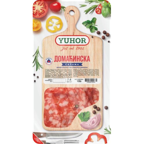YUHOR Salama domaćinska slajs 100g Cene