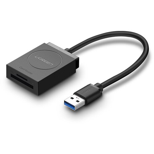 Ugreen Čitalec pomnilniških kartic SD / micro SD, vtič USB 3.0, 15 cm - črn, (22007519) Cene