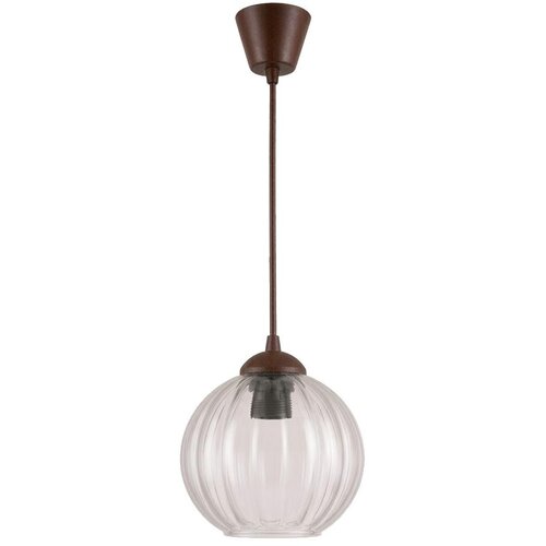 Brilagi LED luster na sajli RETRO GLASS 1xE27/60W/230V &amp;Oslash; 18 cm smeđa/prozirna Slike