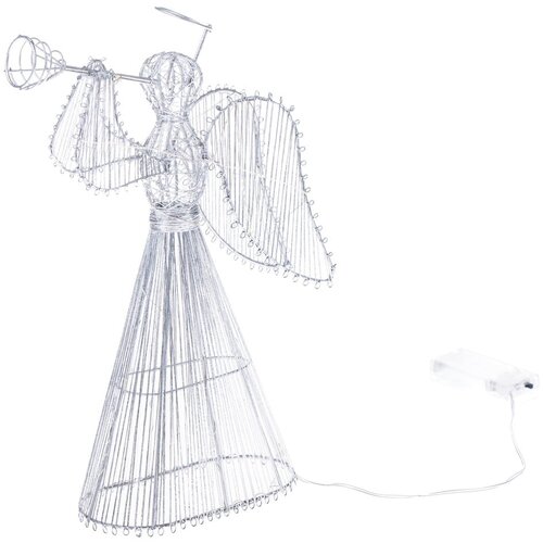 Dakls Bijeli svjetlosni ukras na baterije Angel &amp;ndash; Slike