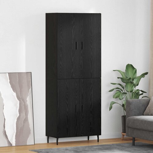  Highboard 2 kom. Crni hrast 69,5 x 34 x 180 cm Slike