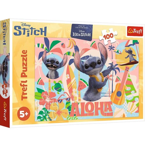 Trefl Puzzle Lilo &amp;amp; Stitch/ Stitch i prijatelji u akciji - 100 delova Slike