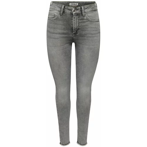 Only Jeans hlače 15279874 Siva Skinny Fit
