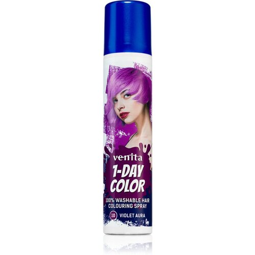 VENITA 1-Day Color barvno pr&amp;scaron;ilo za lase odtenek No. 10 - Violet Aura 50 ml Slike