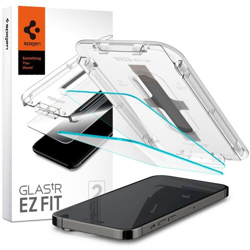Spigen Glas.TR EZ Fit 2-Pack - Kaljeno steklo za Apple iPhone 14 Pro 2 kosa, (21626082) Cene