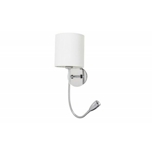 Rabalux zidna lampa larkin E27 1x max 40 + led 3W hrom (6529) Cene