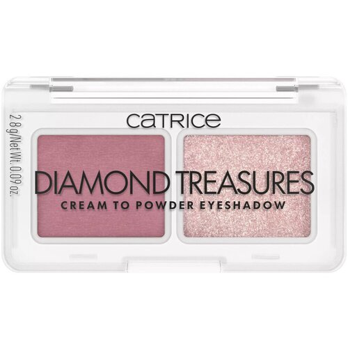 Catrice Senčila in podlage Diamond Treasures Cream-to-Powder Lidschatten - 20 Fair Kostanjeva Slike