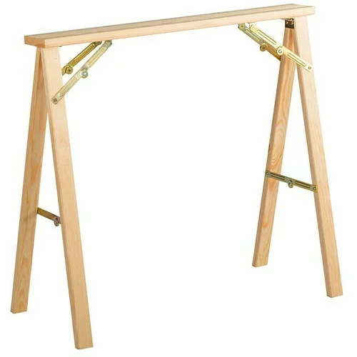 Astigarraga Drveni sklopivi stalak (Nosiva sila: 250 kg s 2 drvena stalka, Visina: 73,5 cm, Bor)