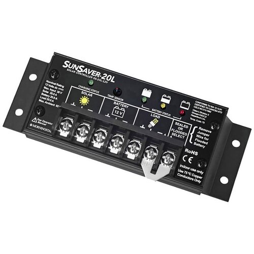 Morningstar SunSaver SS-20L 12V solarni krmilnik polnjenja pwm 12 V 140 A SunSaver SS-20L 12V regulator polnjenja PWM 12 V 140 A, (21015808) Cene