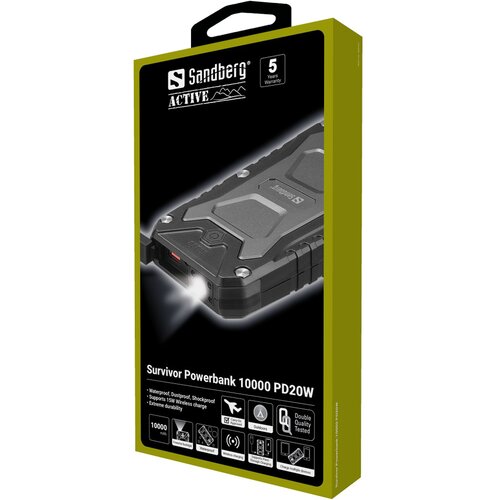 Sandberg Survivor Power Bank 10000 PD20W Cene