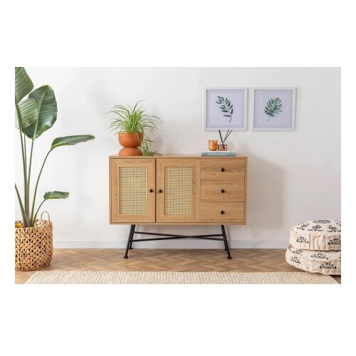 Hanah home komoda nala 120 - natural natural console Slike