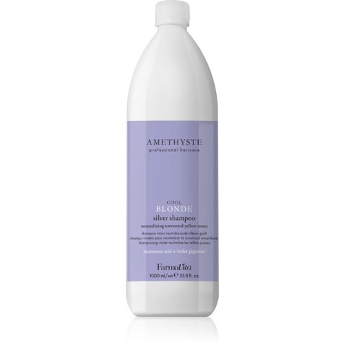 FarmaVita Amethyste Cool Blonde vijoličen šampon za blond lase in lase s prameni 1000 ml Cene