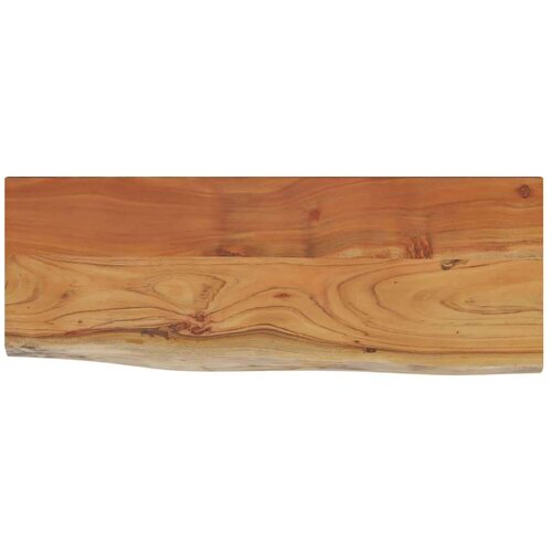 VidaXL Zidna polica 50x20x2,5 cm pravokutna bagremovo drvo živi rub Slike
