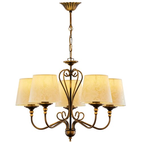 Jupiter 1751 - luster na lancu sofia 5xE27/60W/230V Slike