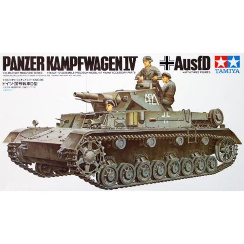 Tamiya Panzerkampfwagen IV Ausf.D s tremi figurami, (21287576) Cene