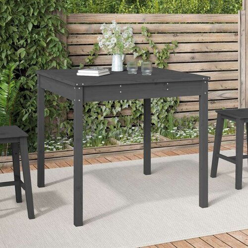  Vrtni stol sivi 82 5 x 82 5 x 76 cm od masivne borovine Cijene