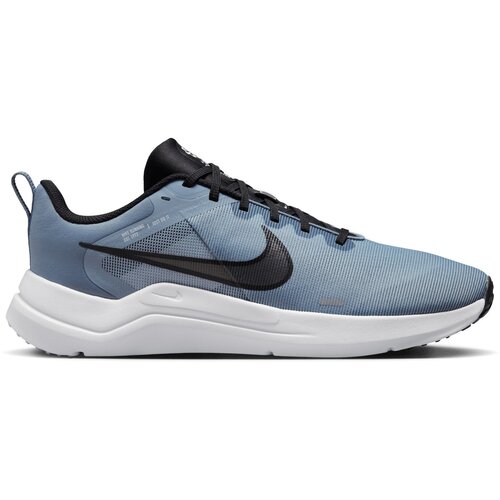 Nike Tenisice za trčanje 'Downshifter 12' sivkasto plava / siva / crna / bijela Cene