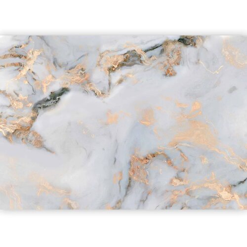  Foto tapeta - White Stone - Elegant Marble With Golden Highlights 350x256 Standard Slike