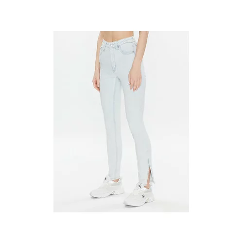Calvin Klein Jeans Jeans hlače J20J220630 Modra Skinny Fit