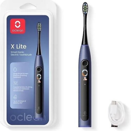 Oclean X Lite sonična zobna &amp;scaron;četka Dark Blue 1 kos Slike