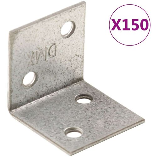  Kutni nosači 150 kom 2 mm 30 x 25 x 30 mm od pocinčanog čelika Cijene