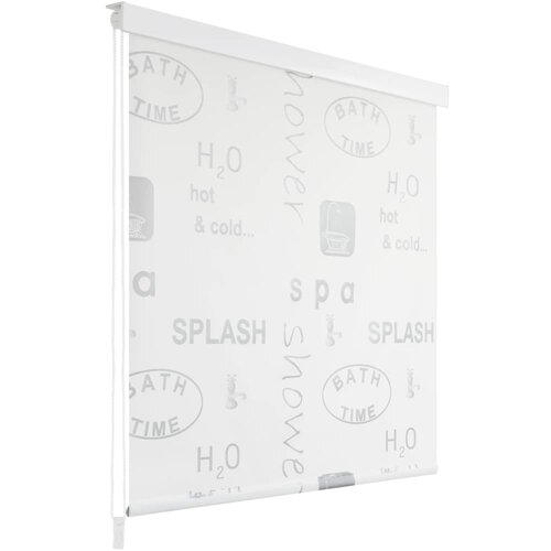 vidaXL Rolo zastor za tuš 160 x 240 cm s raznim natpisima Cijene
