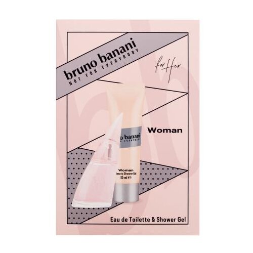 Bruno Banani Woman Set toaletna voda 30 ml + gel za tu&amp;scaron;iranje 50 ml za ženske Slike
