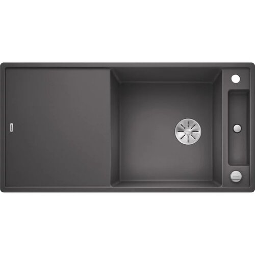 Blanco sudoper AXIA III XL 6 S InFino SILGRANIT SIVI KAMEN, drvena daska, s dalj. upr. Cijene