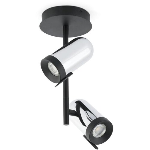 Faro 43534 - Spot svetiljka ORLEANS 2xGU10/8W/230V srebrna/crna Cene