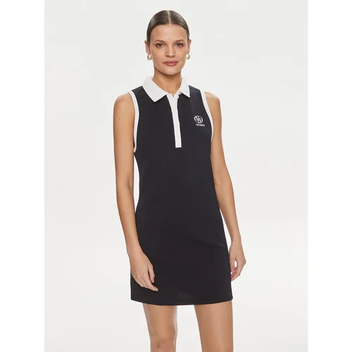 Guess Vsakodnevna obleka Mylah V4GK02 KBFB2 Mornarsko modra Bodycon Fit