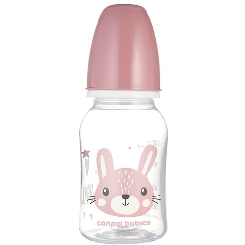 Canpol BABIES FLASICA CUTE ANIMALS 120ml (11/851) - PINK Cene