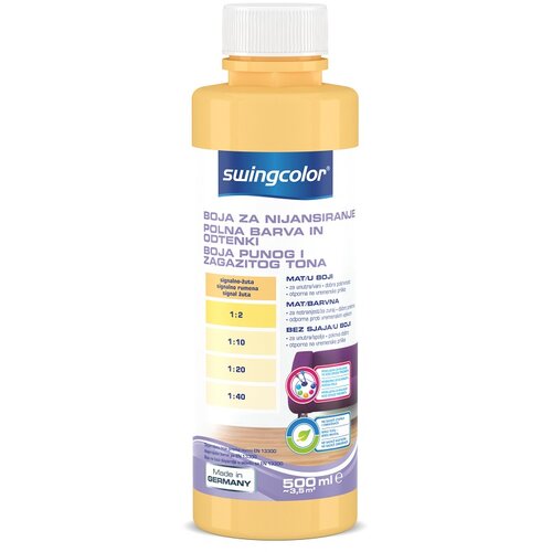 SWINGCOLOR pigment za niansiranje notranjih barv (barva: odsevno rumena; 05 l) Cene