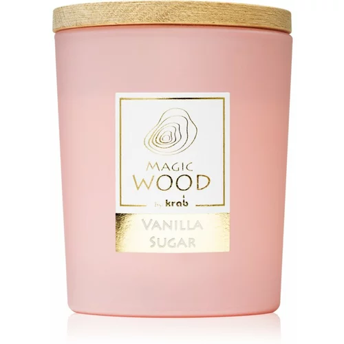 Krab Magic Wood Vanilla Sugar dišeča sveča 300 g