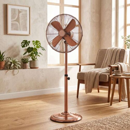 EUROLAMP S.A. Stojeći ventilator, 40 cm, 50W, bakarni Cene