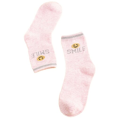 TRENDI children's socks light pink smile Slike