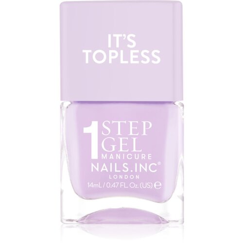 Nails Inc. It&amp;rsquo;s Topless gel lak za nokte za dugotrajni efekt nijansa Hailey 14 ml Slike