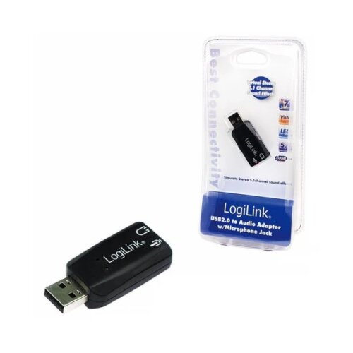 Logilink Zvučna kartica MMS USB 2.0 Audiadapter 3D effect Slike