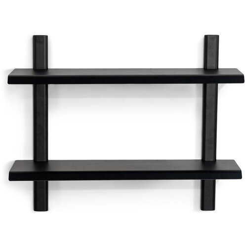 Spinder Design Crna metalna polica s vi&amp;scaron;e razina 60 cm Hola &amp;ndash; Slike