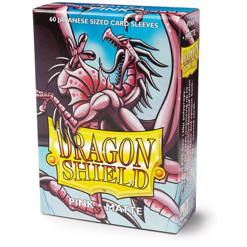 Arcane Tinmen Dragon Shield 60 Japanese Size Sleeves - Pink Matte Cene