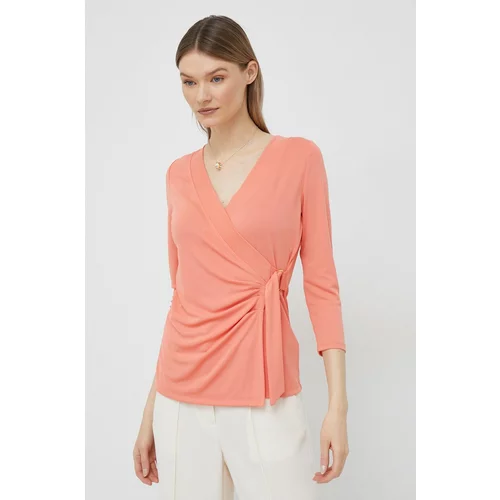 Polo Ralph Lauren Bluza za žene, boja: narančasta, glatka