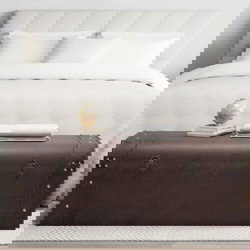 vidaXL Škrinja sa zasunima tamnosmeđa 110x50x39,5 cm šperploča Cijene