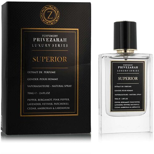 Parfem za muškarce Prive Zarah Superior 70 ml Cijene